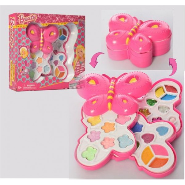

Набор детской косметики Funny Toys "Butterfly" 3 яруса Тени, блеск для девочек