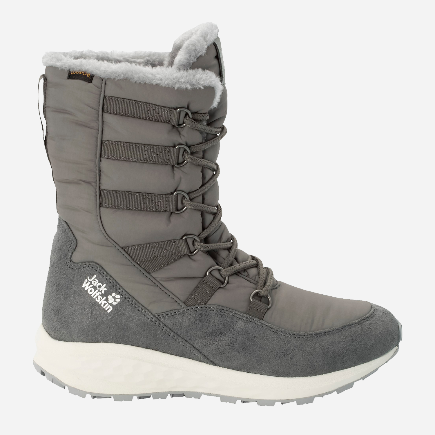 

Ботинки Jack Wolfskin Nevada Texapore High W 4035801-6324 37 (4UK) 23.4 см Темно-серые с серым