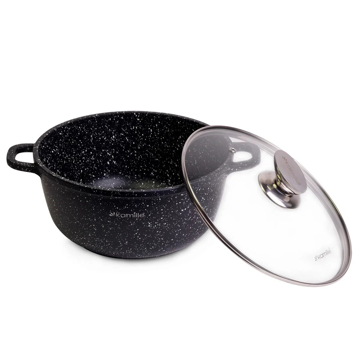 

Кастрюля с антипригарным покрытием 24*11,5 см. Kamille