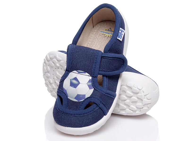 

Тапочки детские деми для мальчика Шалунишка 00-00008842 Синий р.24 (15,6 см.)