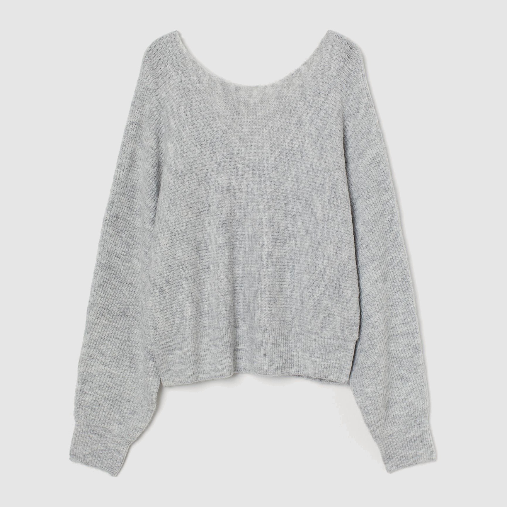 

Джемпер H&M 1708-9126552  Серый меланж, Джемпер H&M 1708-9126552 S Серый меланж