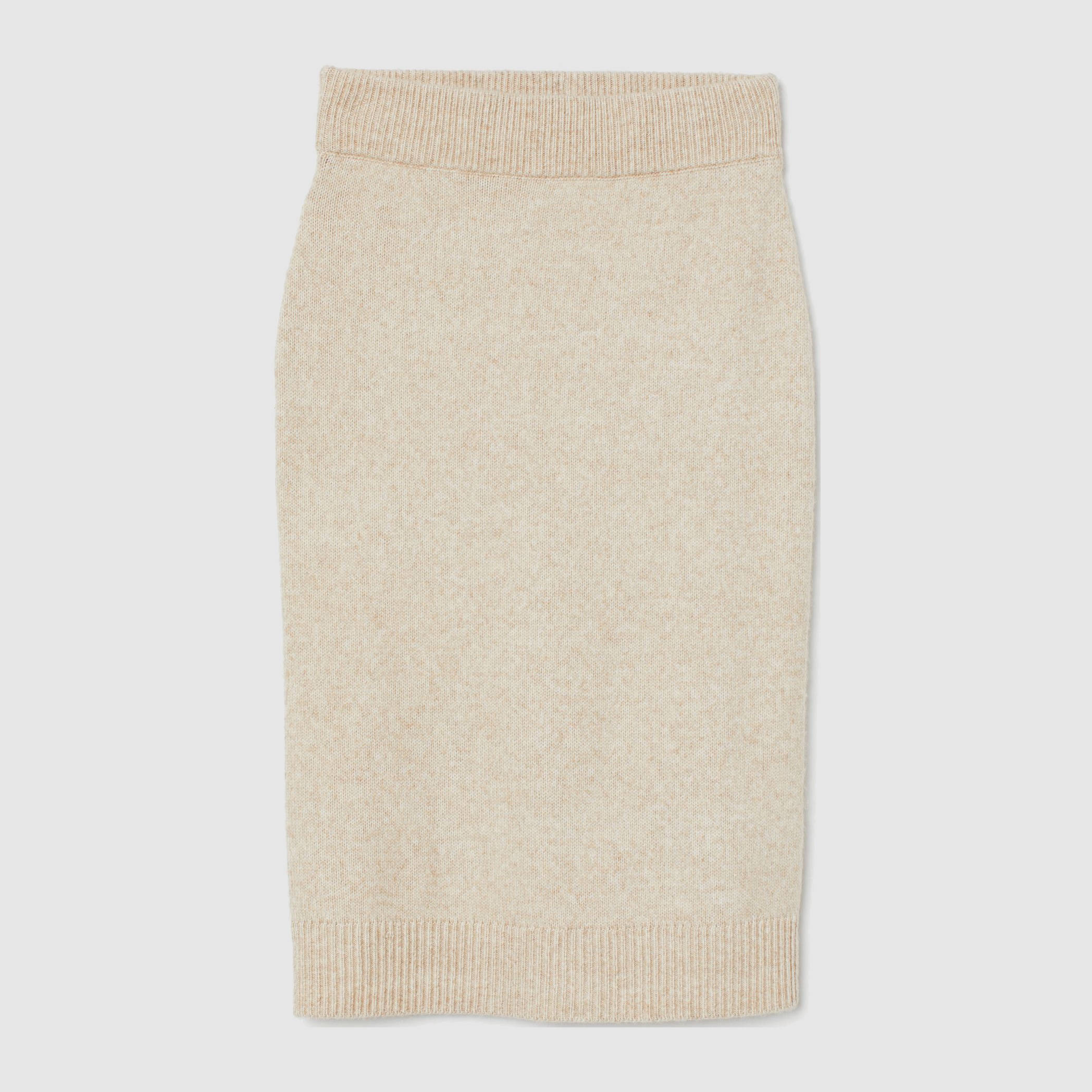 

Юбка H&M 1808-7917870 XL Светло-бежевая