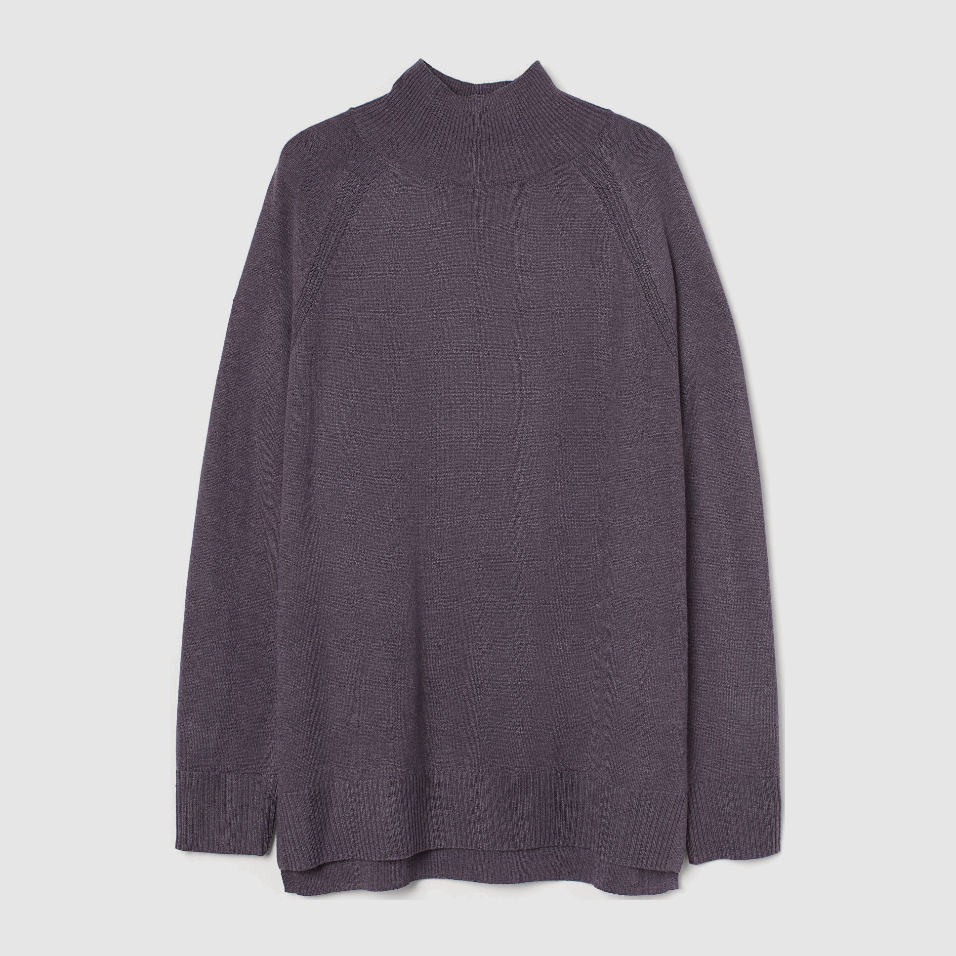 

Свитер H&M 1808-8855992 M Темно-фиолетовый