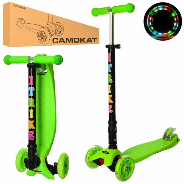 

Самокат I-Trike Maxi JR3-003-1-GR 76-85 см зеленый