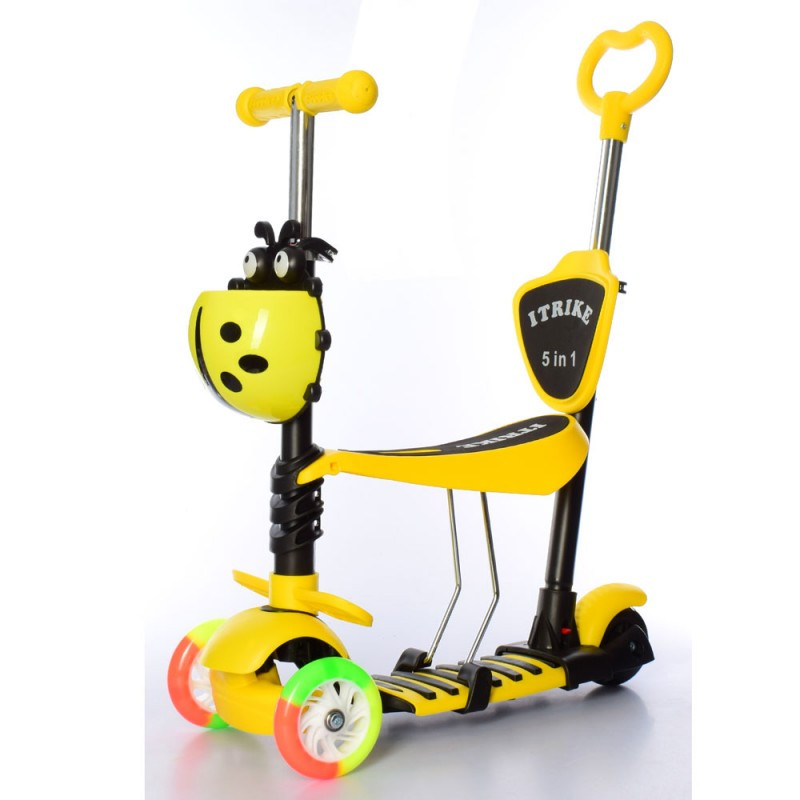 

Самокат I-Trike 5в1 Maxi JR3-026-C-Y желтый