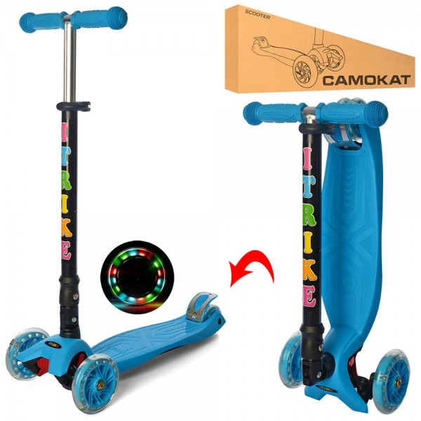 

Самокат I-Trike Maxi JR3-003-1-BL 76-85 см голубой