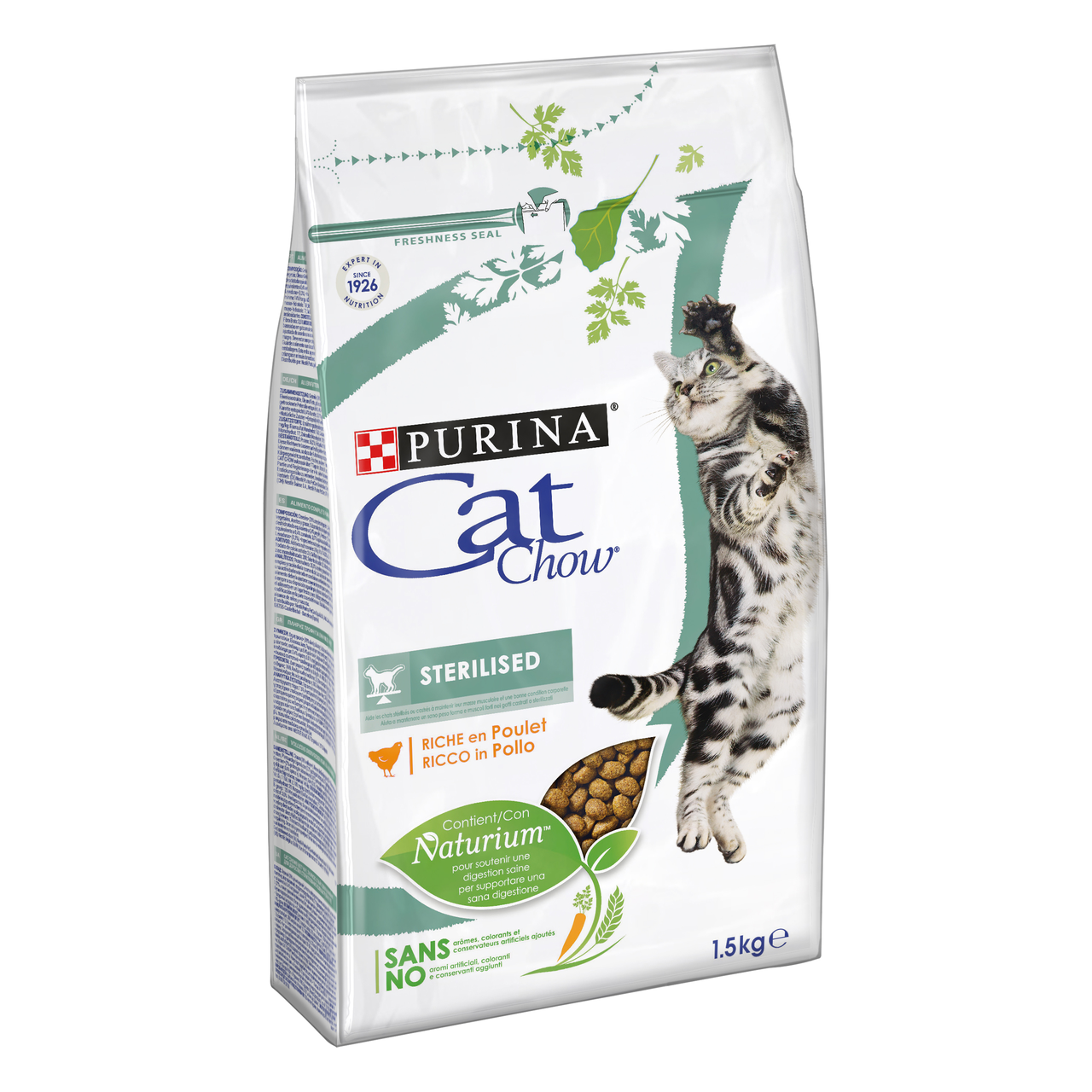 

Сухой корм для стерилизованных кошек Cat Chow Sterilized 1,5 кг (курица)
