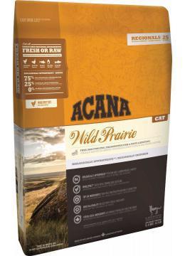 

Сухой корм Acana Wild Prairie Cat 1.8 кг для кошек всех пород и возрастов (цыпленок, индейка, судак, форель)