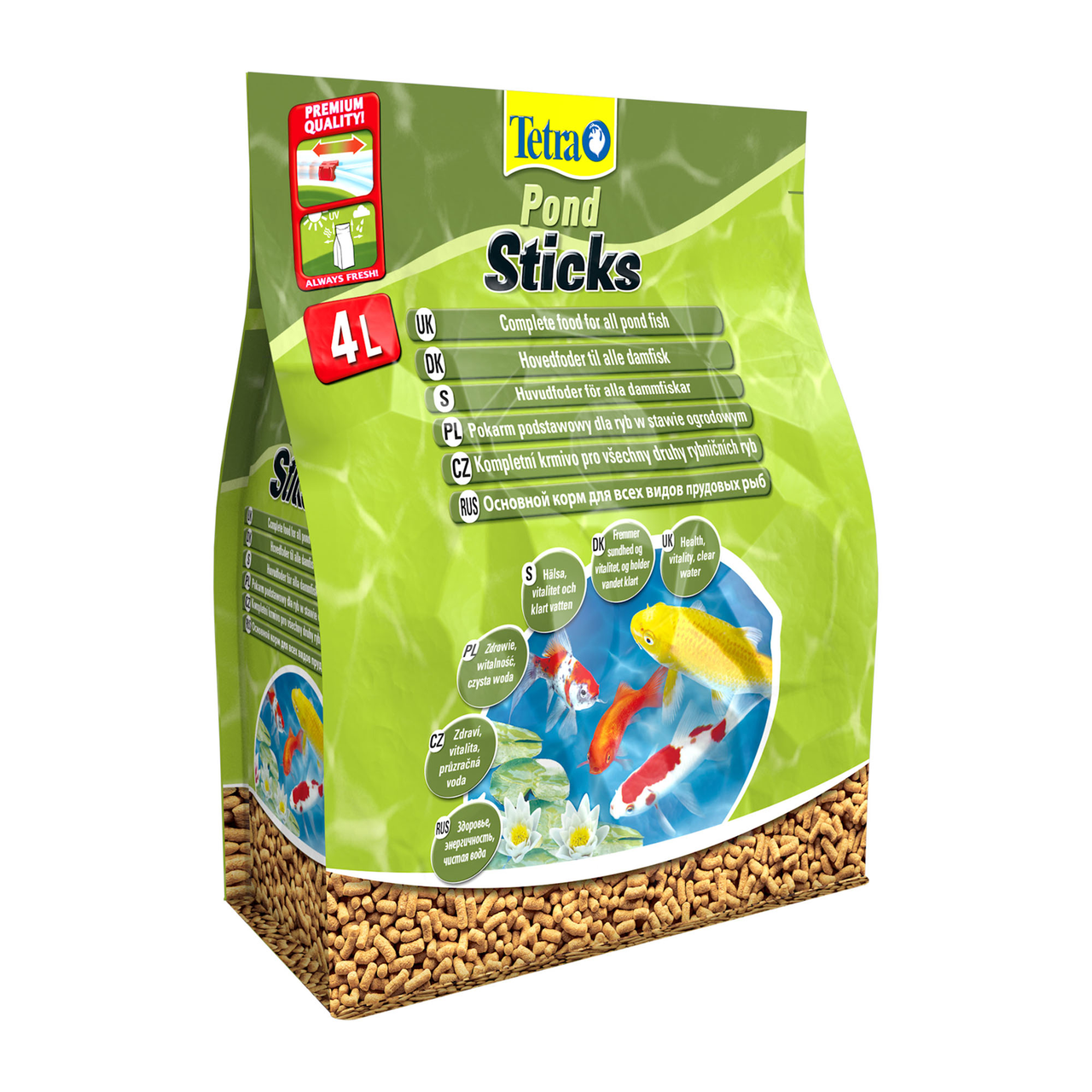 

Сухой корм для прудовых рыб Tetra в палочках «Pond Sticks» 4 л (для всех прудовых рыб)