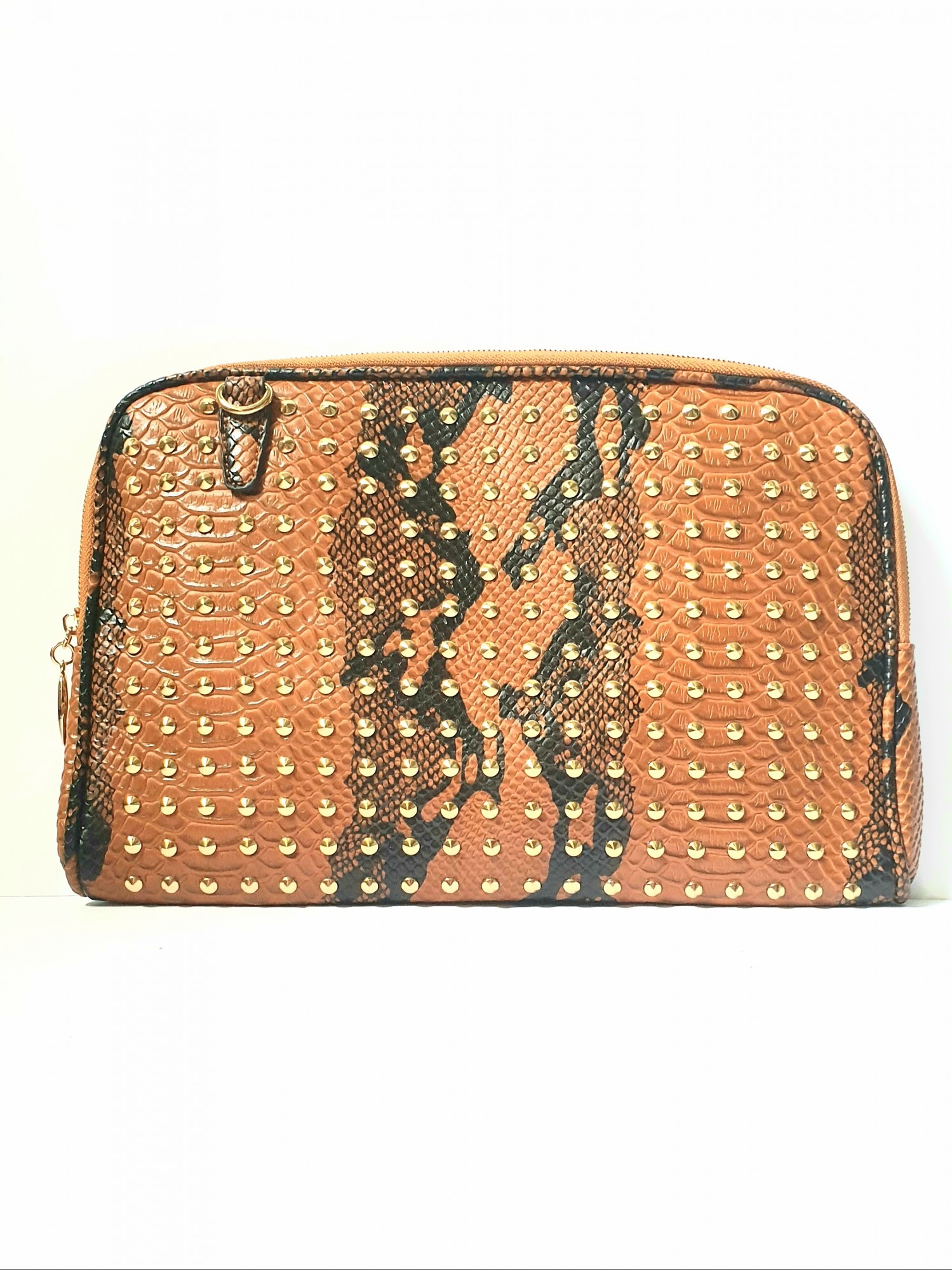 

Женская сумка клатч Onel Snake-Brown
