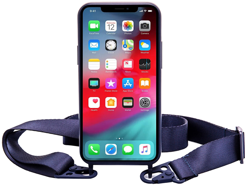 

Панель Necker на ремешке для Apple iPhone Xr Navy Blue (NCRB-XR-NB)