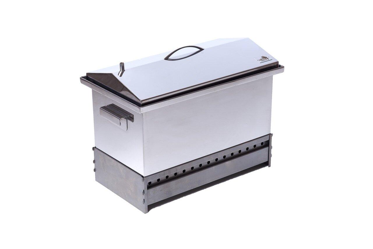 

Коптильня из нержавейки SmokeHouse L DeLuxe с подставкой