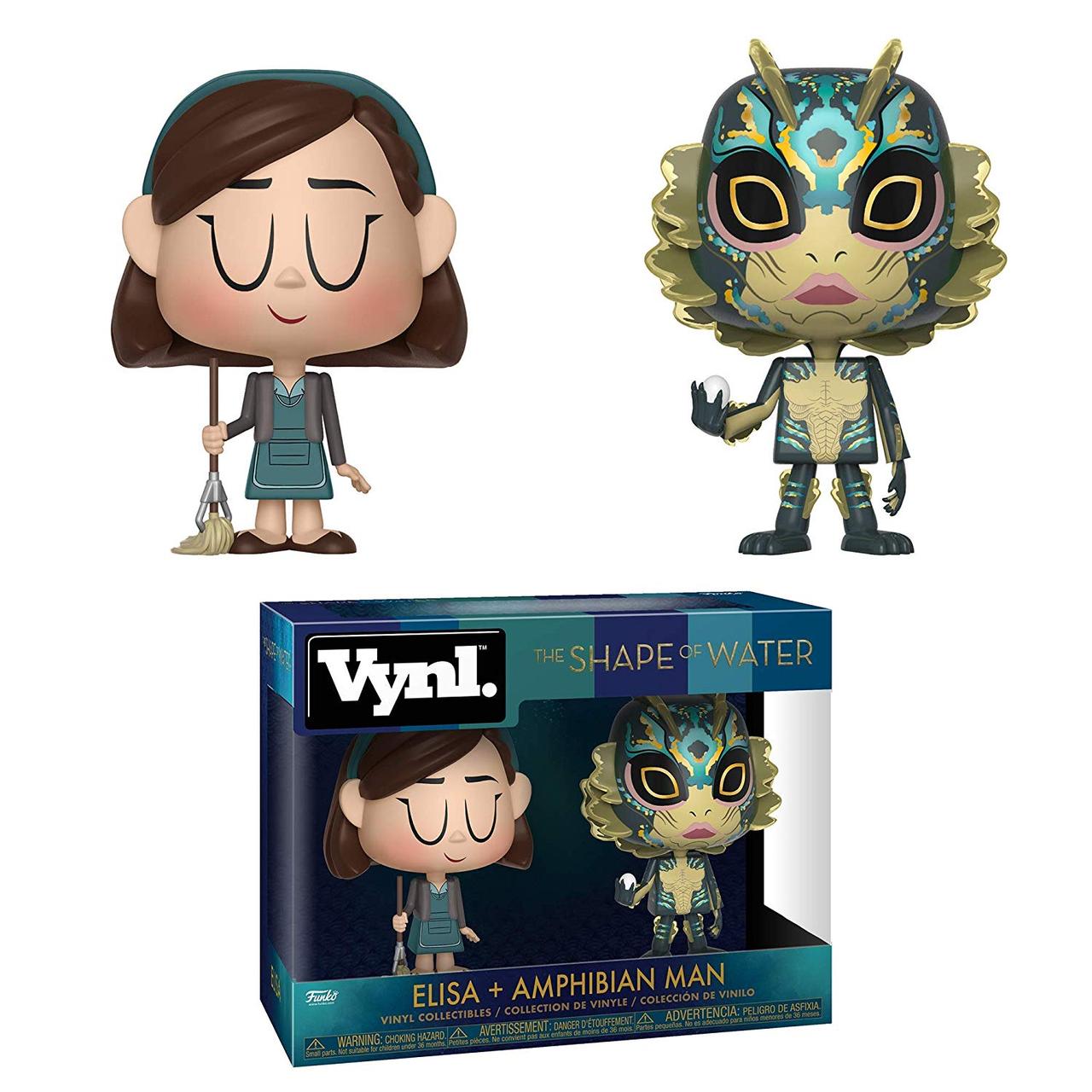 

Набор фигурок Funko Pop Фанко Поп Форма воды Элиза и Амфибия Elisa and Amphibian 10 см Movies SW EA