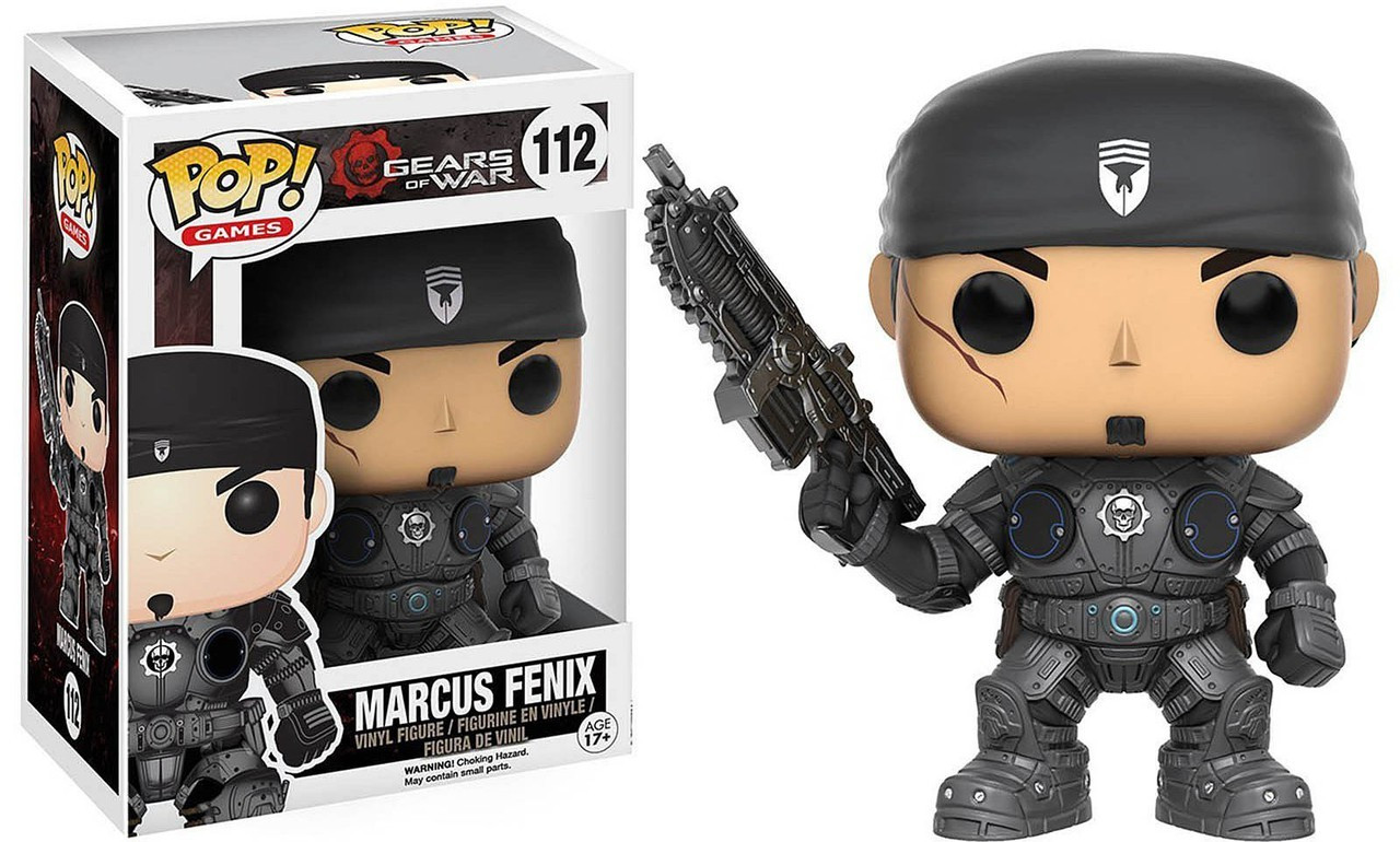 

Фигурка Funko Pop Фанко Поп Шестерни войны Маркус Феникс Gears Of War Marcus Fenix 10 см Game GW MF 112