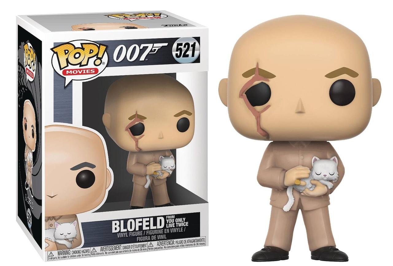 

Фигурка Funko Pop Фанко Поп Мистер Зло с мистером Бигглсвортом 007 James Bond Blofeld 10 см Movies В521