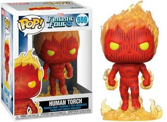 

Фигурка Funko Pop Фанко Поп Человек Факел Фантастическая четверка MARVEL Fantastic Four Human Torch M HT 559