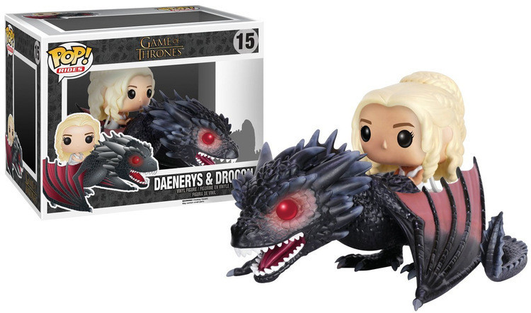 

Фигурка Funko Pop Фанко Поп Дейенерис Таргариен и огненный Дрогон Игра престолов Daenerys on Drogon GT DD15