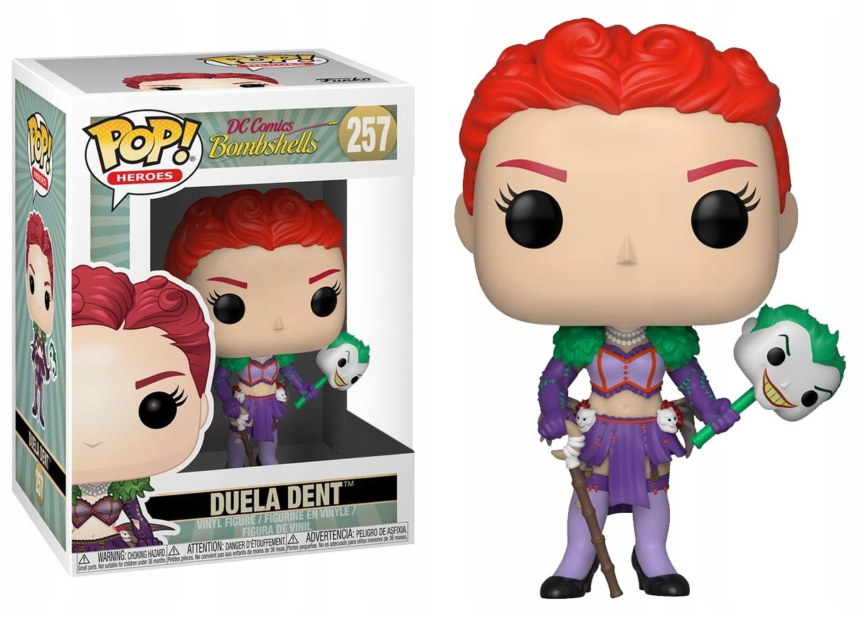 

Фигурка Funko Pop Фанко Поп Красотки Дуэла Дент DC Bombshells Duella Dent 10 см J DD 257