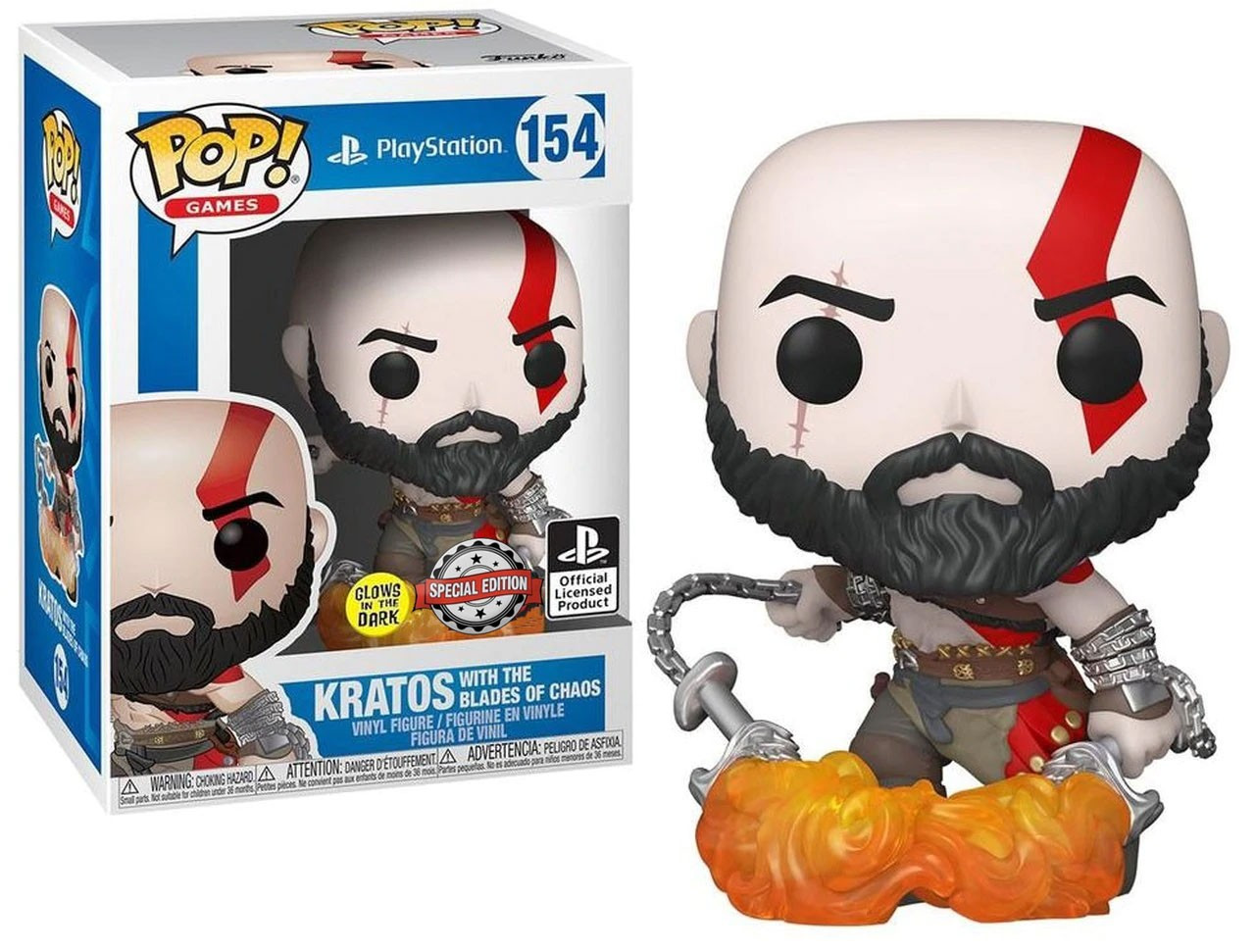 

Фигурка Funko Pop Фанко Поп God of War Kratos Бог Войны Кратос 10см GOW K 154