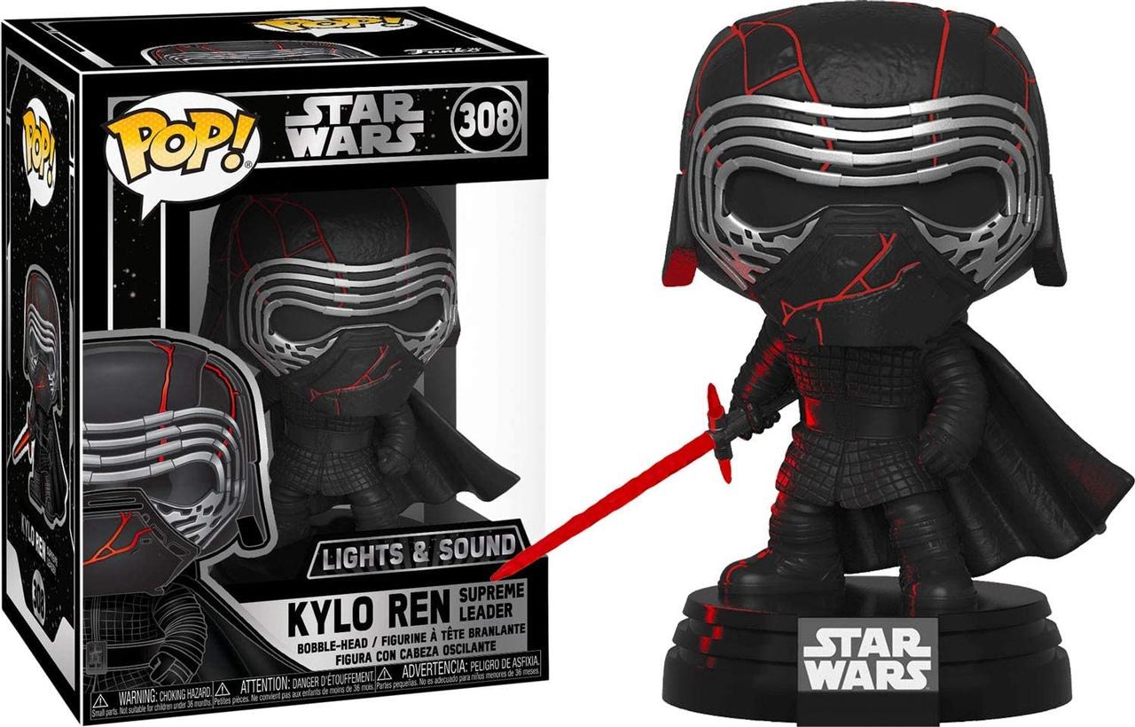 

Фигурка Funko Pop Фанко Поп Kylo Ren Кайло Рен Lights and Sound 10см SW KR LS 308