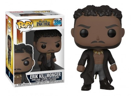 

Фигурка Funko Pop Фанко Поп Эрик Килмонгер Черная Пантера Erik Killmonger Black Panther 10 см BP EK 386