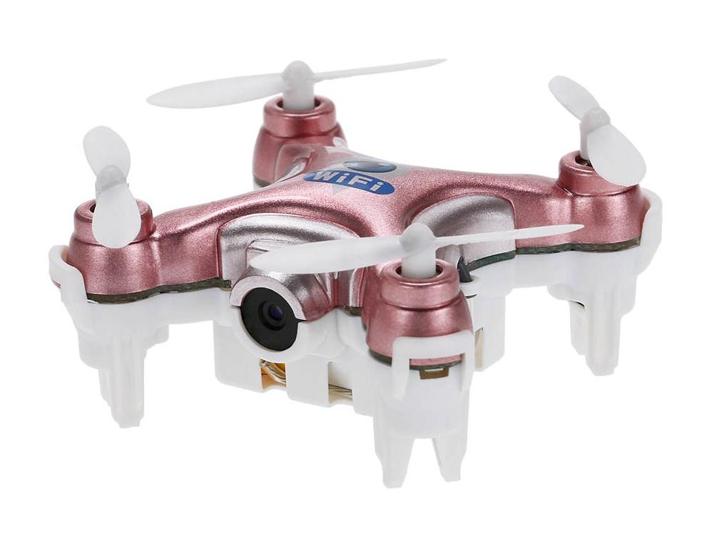 

Квадрокер с камерой Wi-Fi Cheerson CX-10W нано (розовый)
