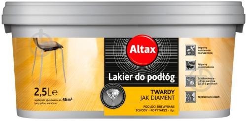 

Лак для пола Altax бесцветный полуматовый 2.5 л арт - L090