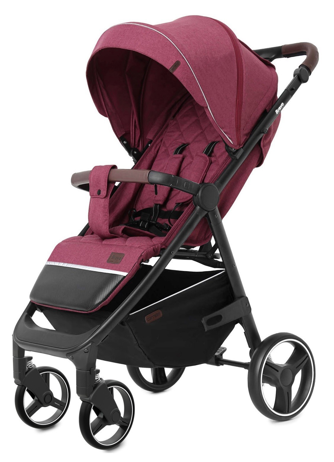 

Прогулянкова коляска CARRELLO Bravo CRL-8512 (L) Chili Red + дощовик