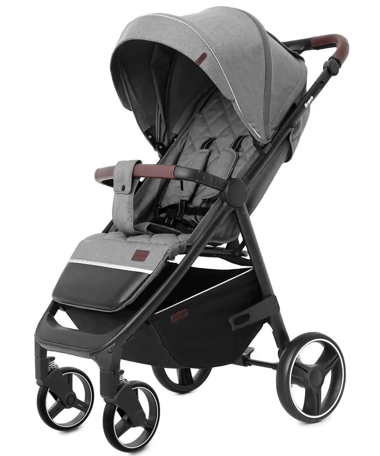 

Прогулянкова коляска CARRELLO Bravo CRL-8512 (L) Elephant Grey +дощовик