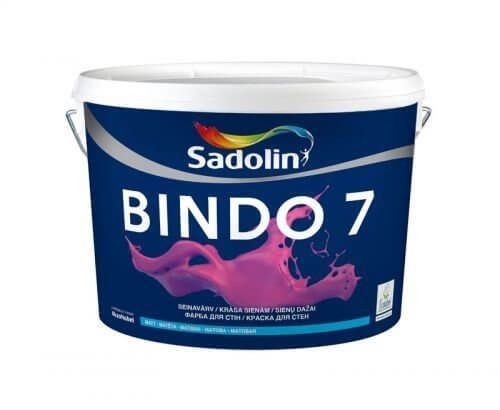 

Краска Sadolin Bindo 7 белая 7.5 л арт 500-20