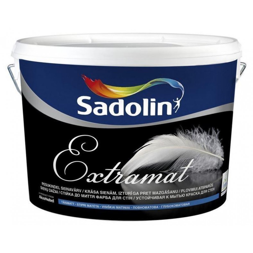 

Краска Sadolin Extramat белая 1 л арт 51-008