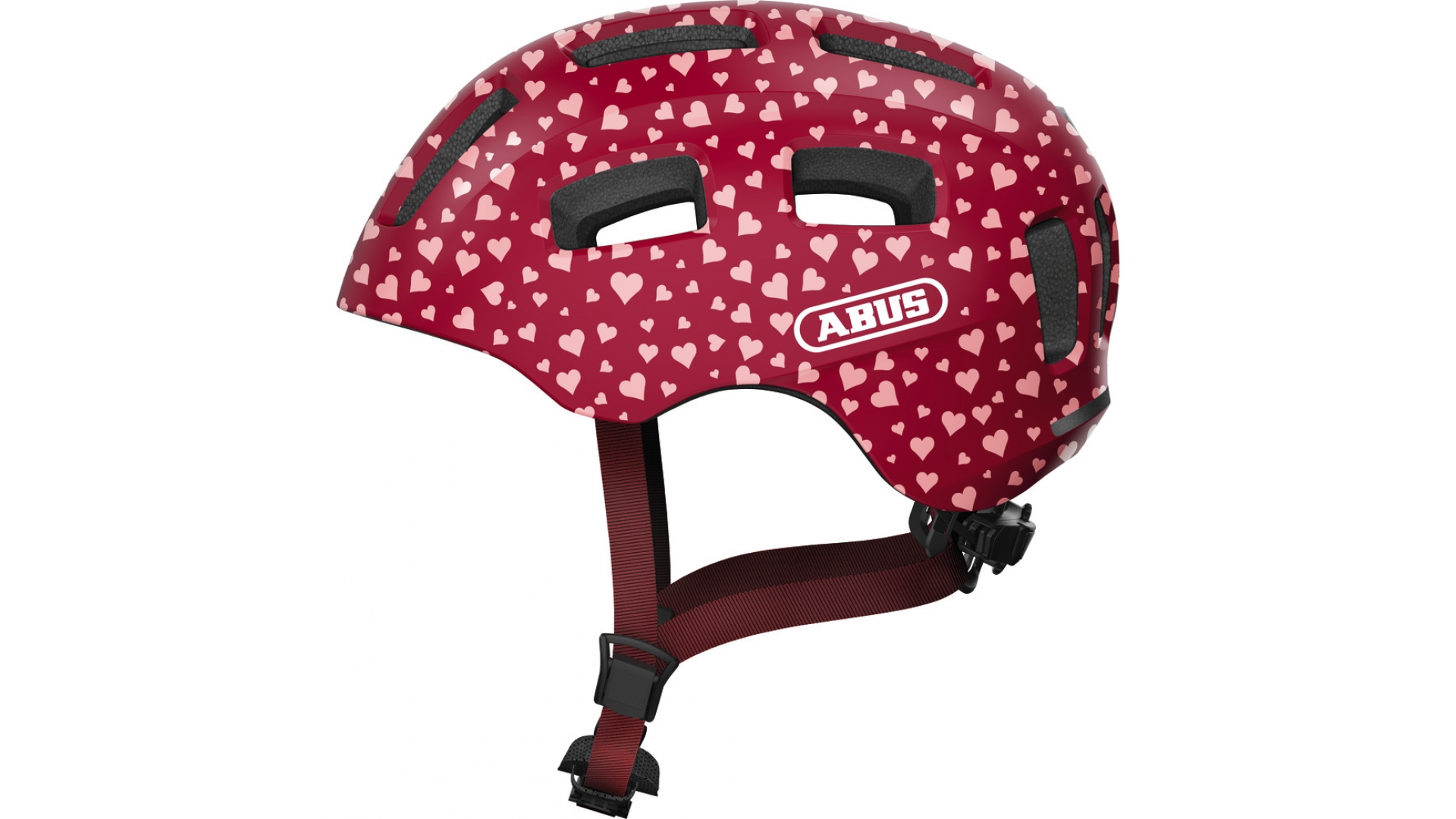 

Велосипедный детский шлем ABUS YOUN-I 2.0 M 52–57 Cherry Heart 638091