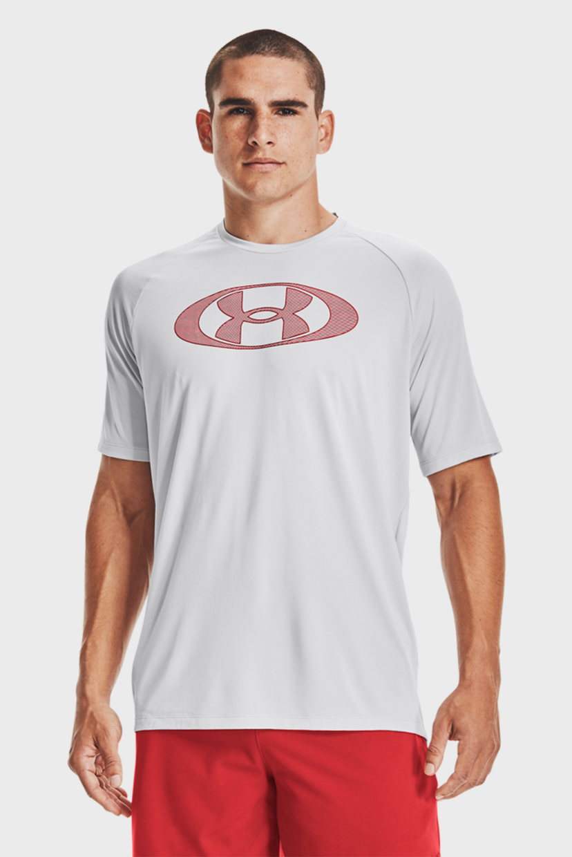 

Мужская светло-серая футболка UA TECH 2.0 LOCKERTAG SS Under Armour XXL 1366476-014