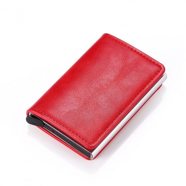 

Кардхолдер для банковских карт Credit card Holder Safe Красный