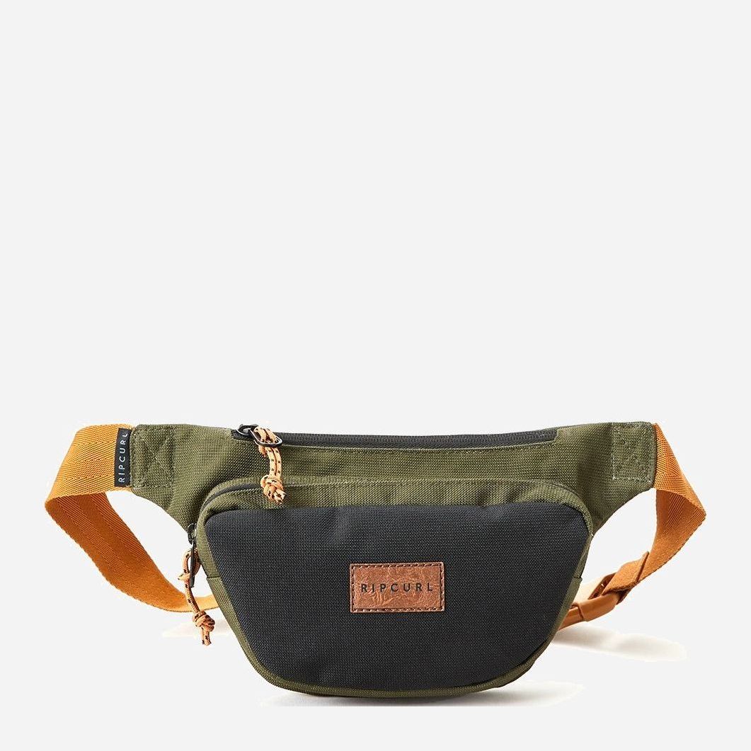 

Мужская сумка поясная Rip Curl Waist Bag Small Combine BUTBT9-9389 Темно-оливковый/Черный
