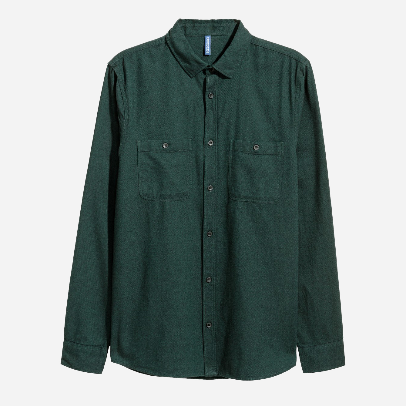 

Рубашка H&M 0347578 M Темно-зеленая
