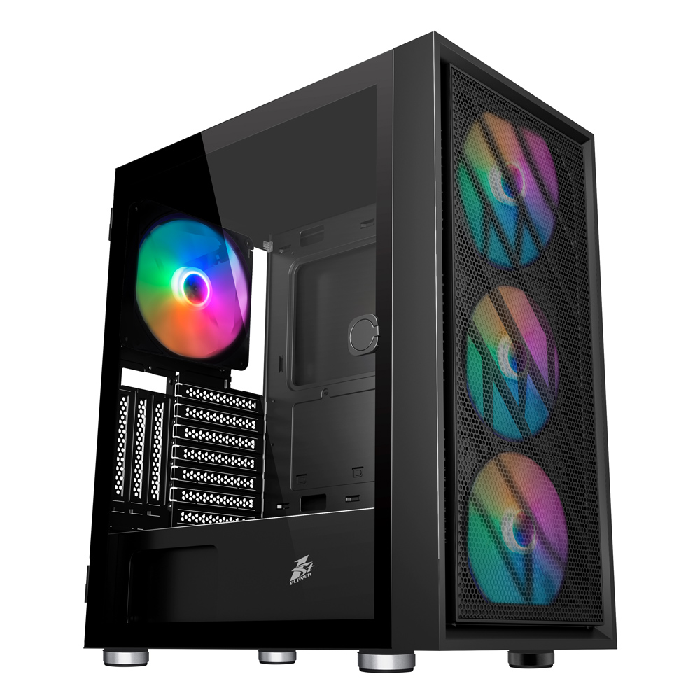 

Корпус 1stPlayer AR-7-G6-PLUS Black без БП