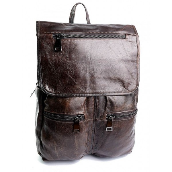 

Кожаный рюкзак BagMan 3099 Brown