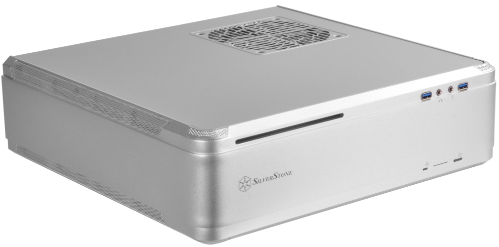 

Корпус SilverStone Fortress FTZ01 HTPC Srebrny (SSTFTZ01S)