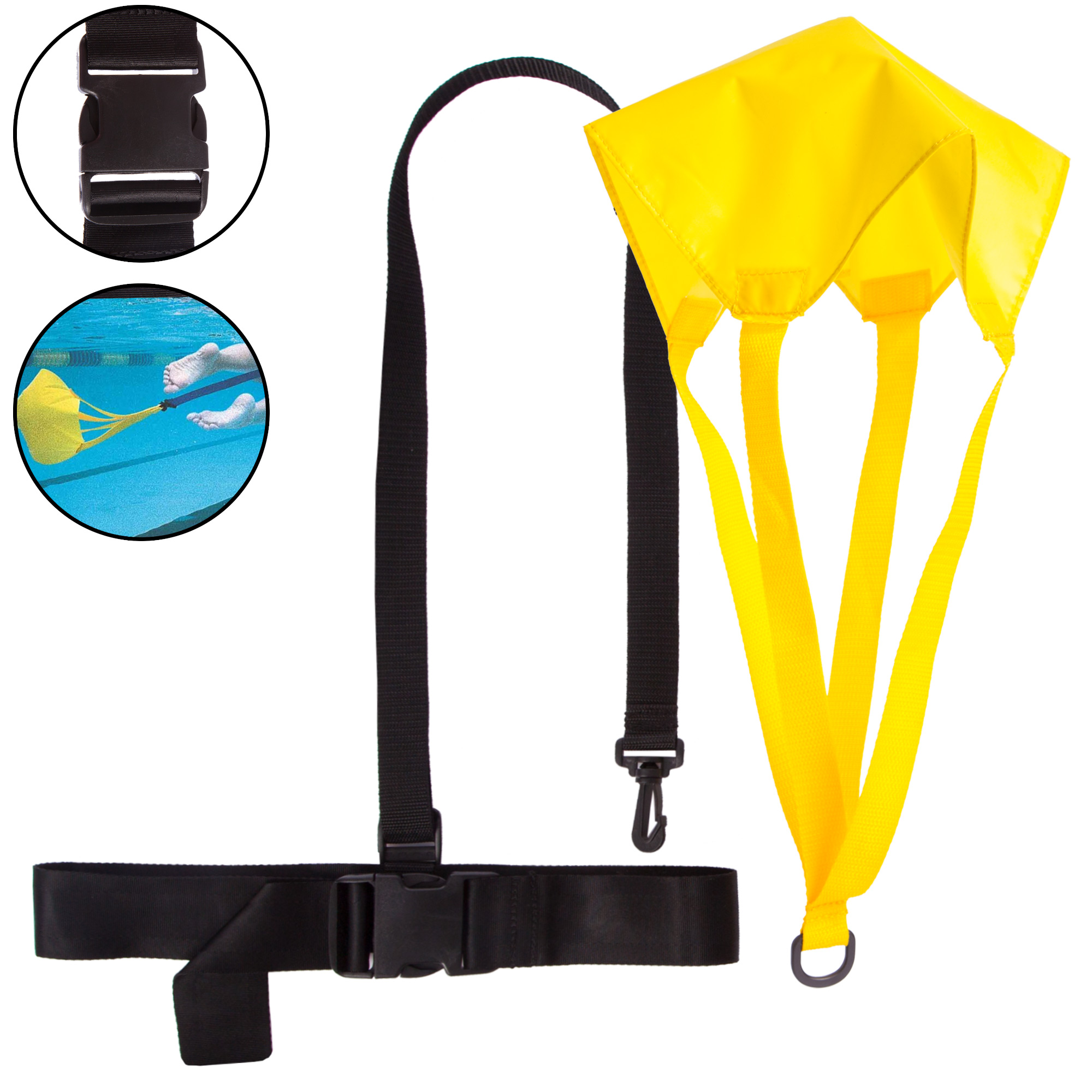 

Парашют тормозной для плавания SWIMMING BELT WITH CHUTE