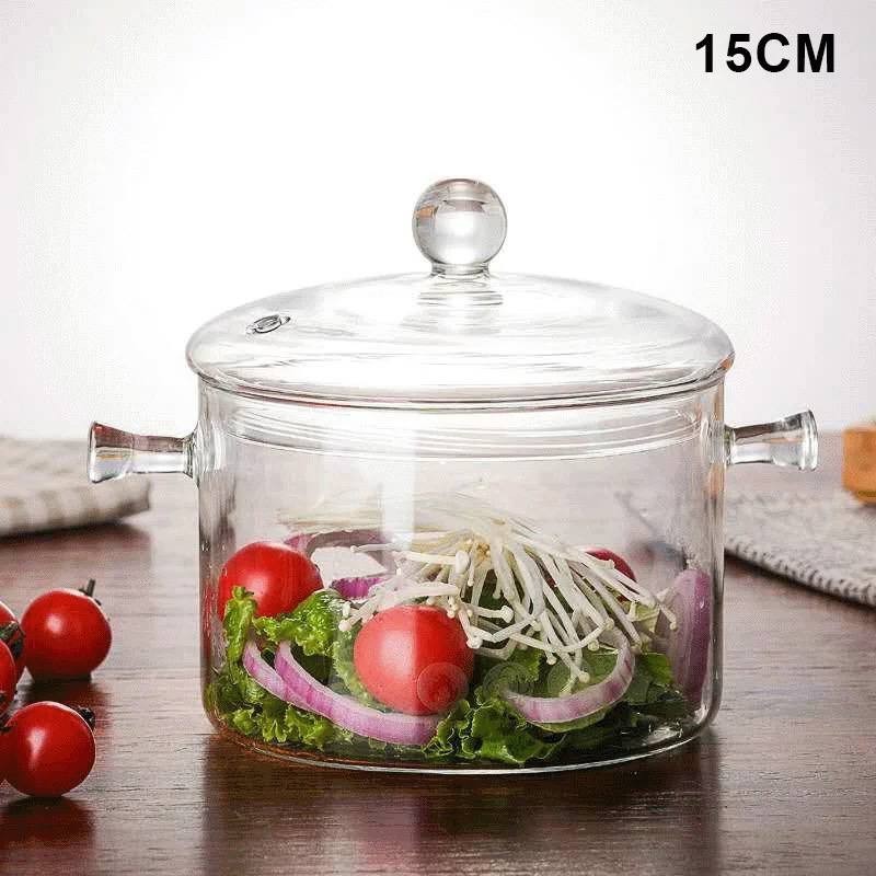 

Кастрюля стеклянная для газовой плиты, Клара-S, 1350 мл