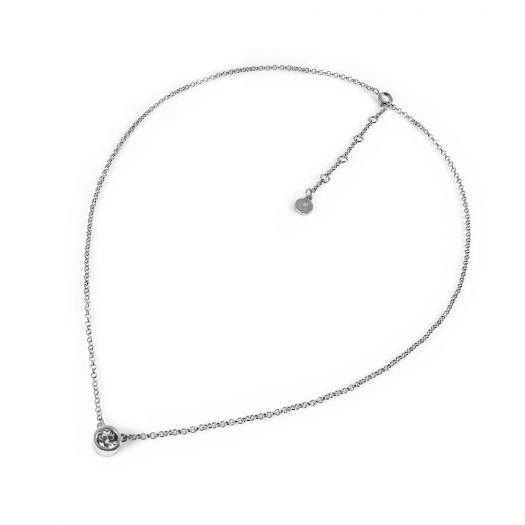 

Серебряное колье Эстер 6124 Белый