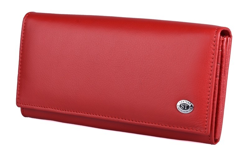 

Женский кожаный кошелек ST 634 Red New