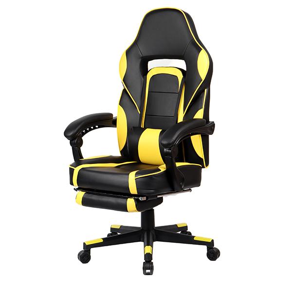 

Геймерское кресло Parker с подставкой для ног, yellow