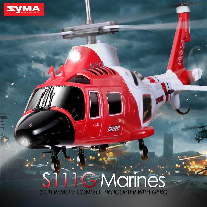 

3d Радиоуправляемый вертолет Syma S111G с гироскопом .Трехмерное управление