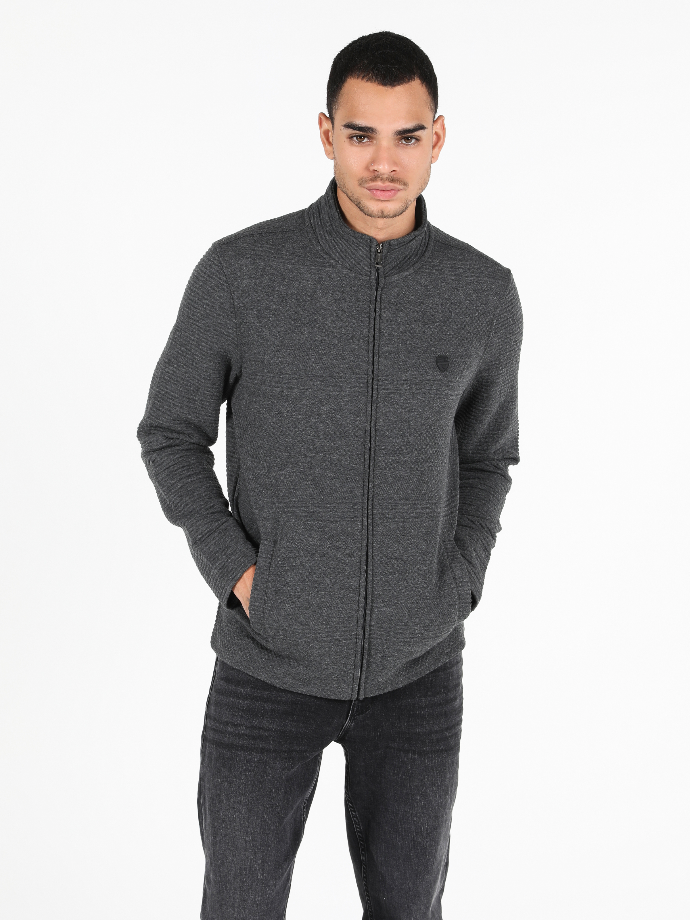 

Кофта Colin' CL1050964ANM  Anthra Melange, Кофта Colin's CL1050964ANM S Anthra Melange