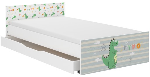 

Детская кровать KidsBunkBed PUFI Дракон 180x90 см. 84см х 98см х 56см