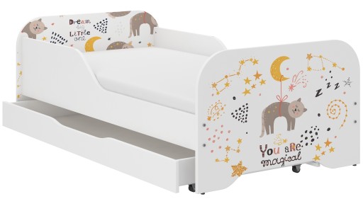 

Детская кровать KidsBunkBed Мики Лисенок 140x70 см. 144см х 74см х 65см