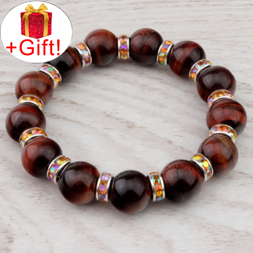 

Браслет бычий глаз натуральный (12 мм), размер 16 см, julB0845