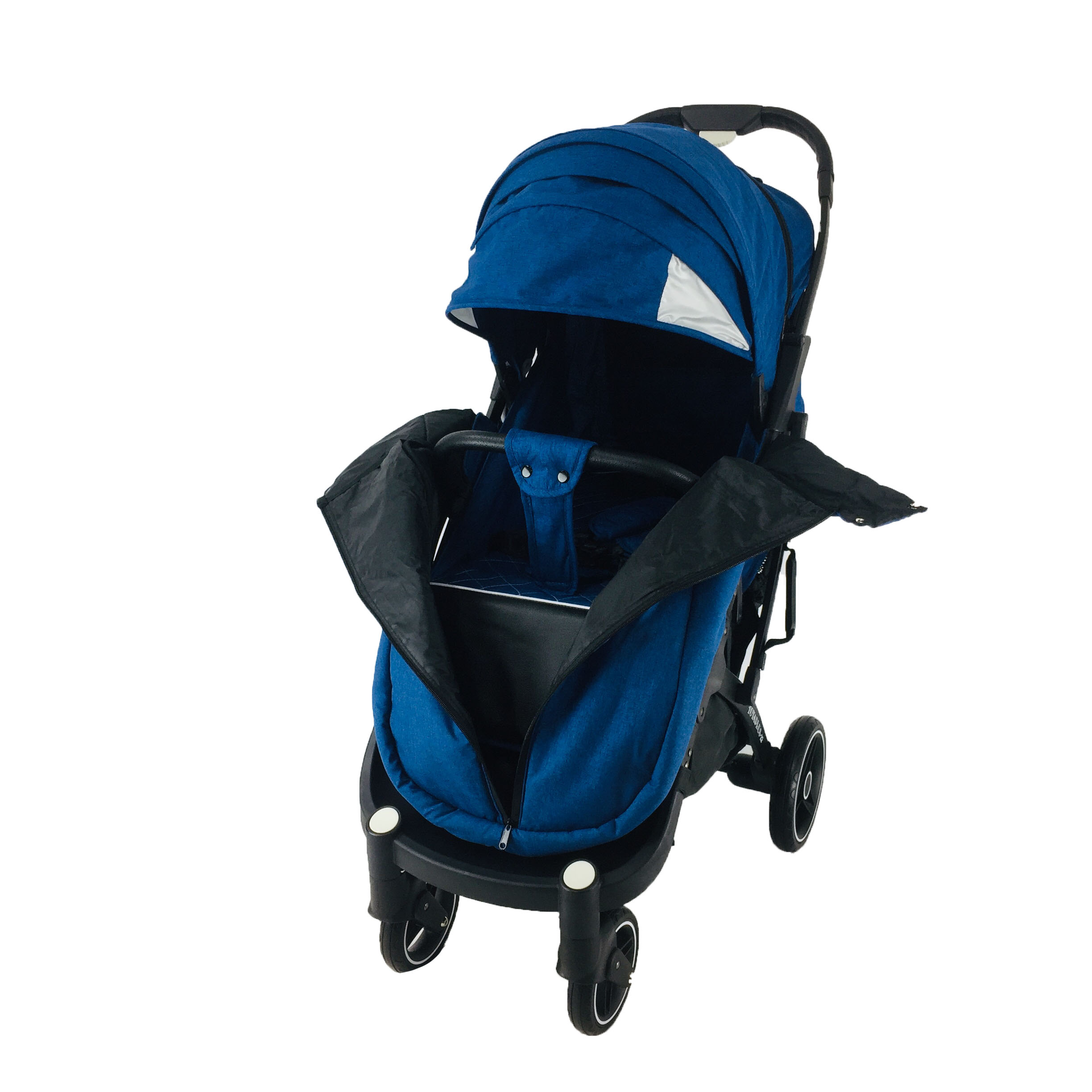 

Коляска Yoya Plus Pro-22 Синяя на Черной раме